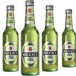 Becks Bier Green Lemon 24/0,33 Ltr. MEHRWEG