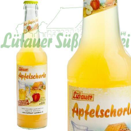 Lütauer Apfelsaftschorle 24 x 0,33 Liter