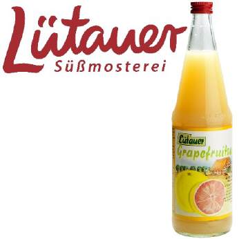 Lütauer Grapefruit-Saft 6/0,7 Ltr. MEHRWEG