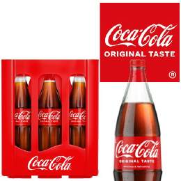 Coca Cola 6/1 Ltr.Glas  MEHRWEG